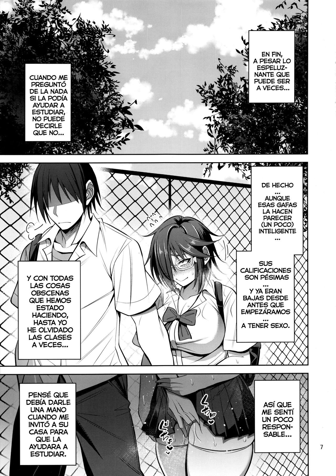 Nekura Megane ♀ no Hon | El libro de la espeluznante chica de gafas page 6 full