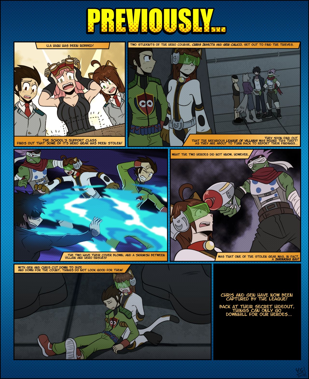 Captured by the League page 1 full