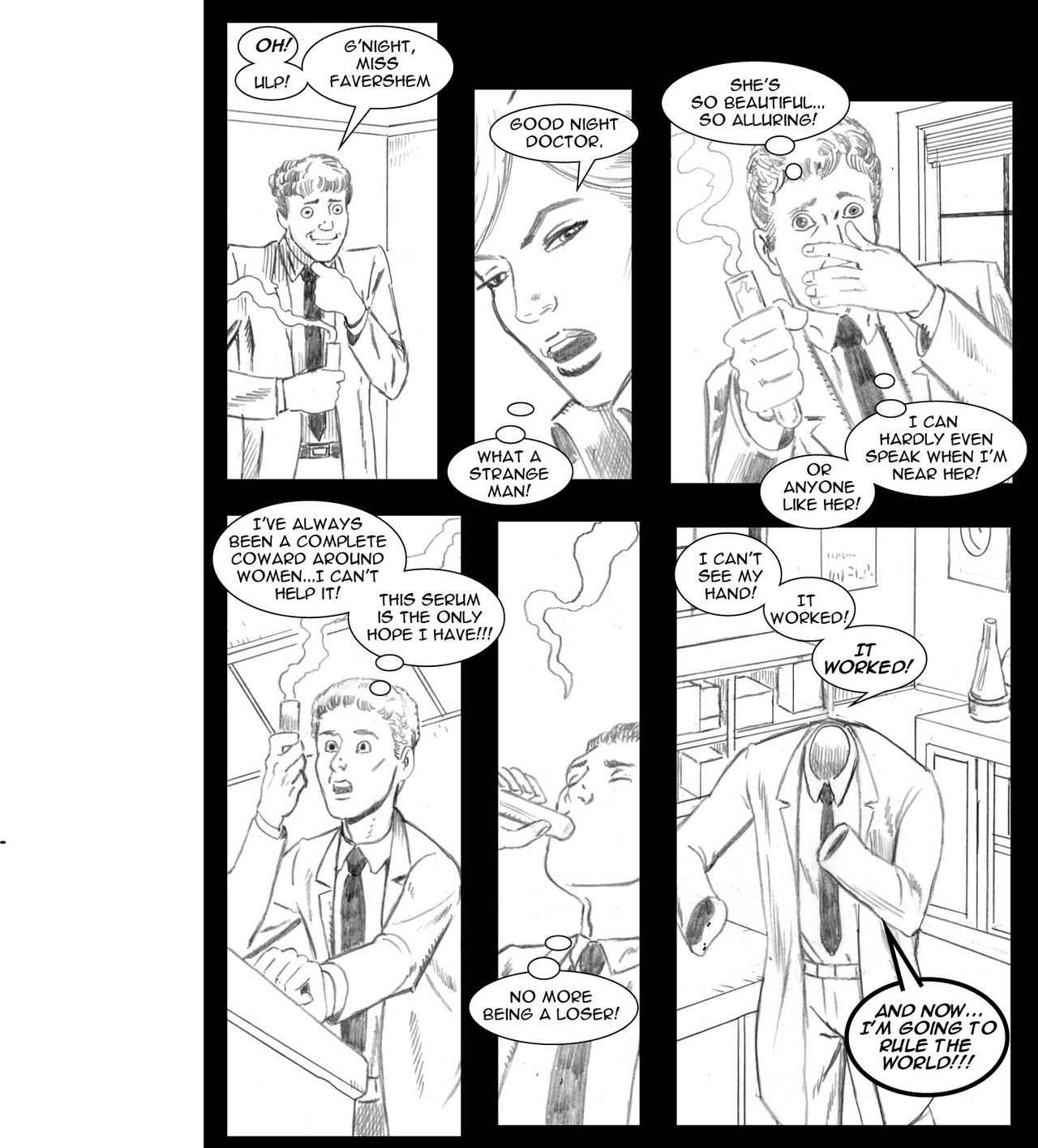 Invisible Sex Maniac - ISM  Begins page 2 full