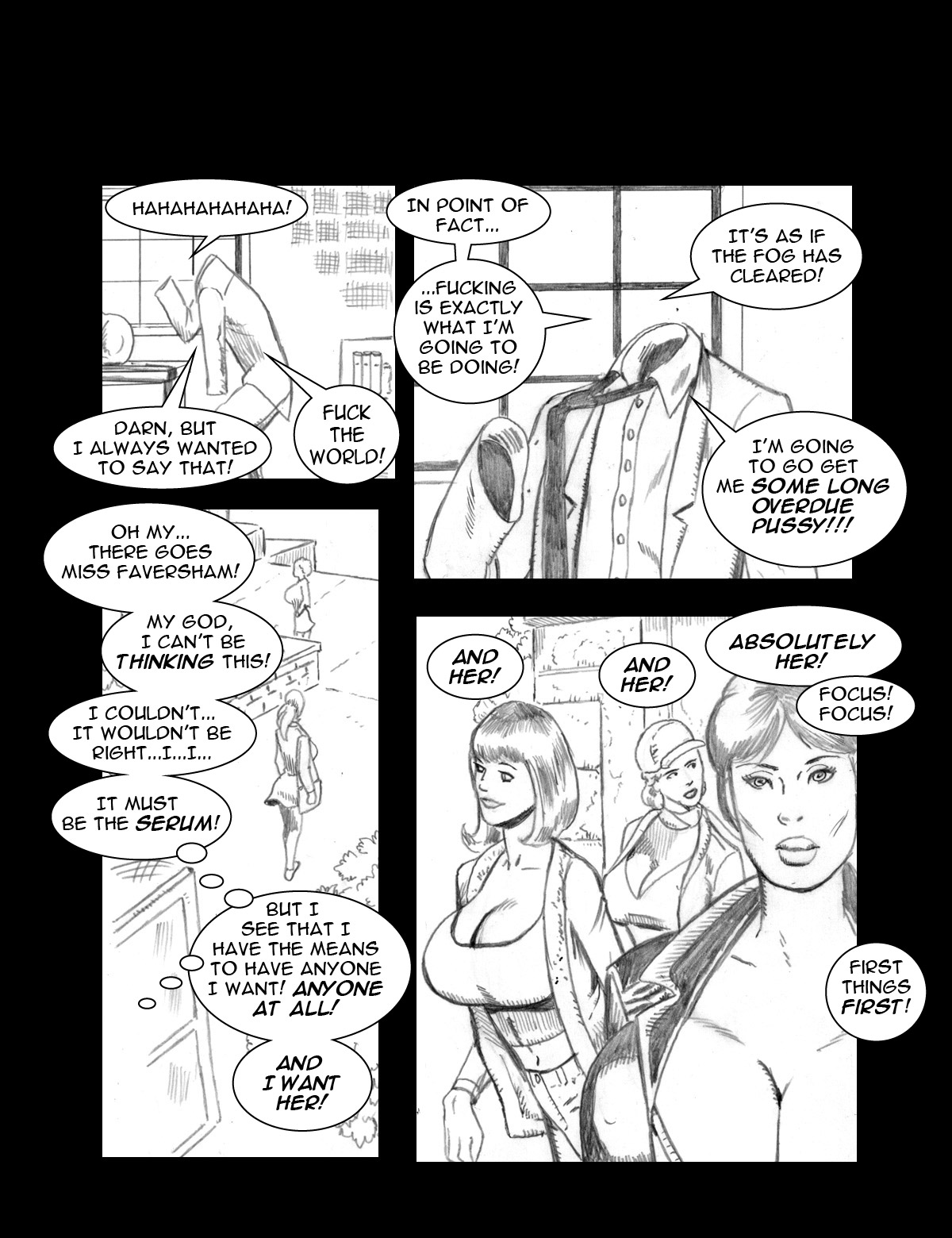 Invisible Sex Maniac - ISM  Begins page 3 full