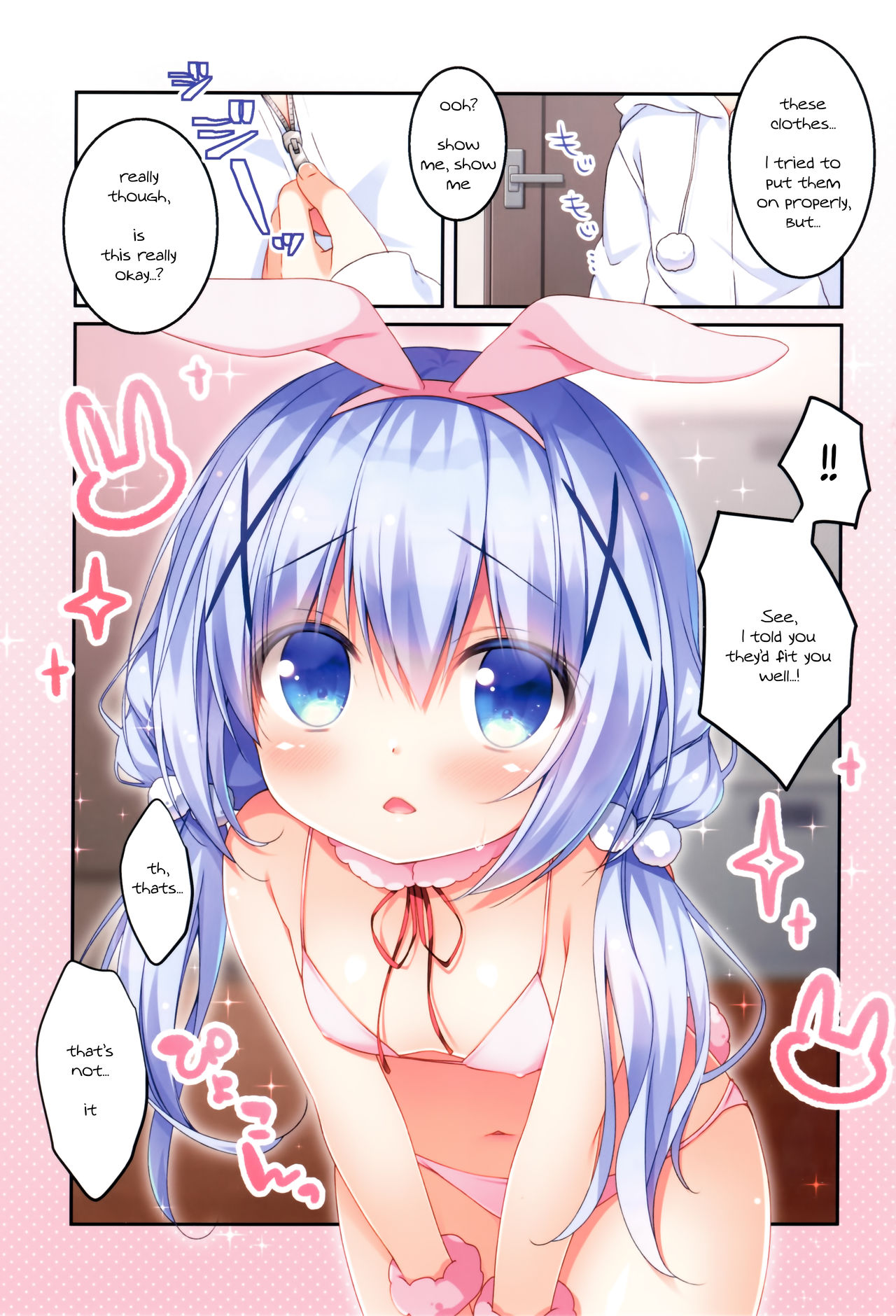 Chino-chan to Usagi Gokko page 4 full