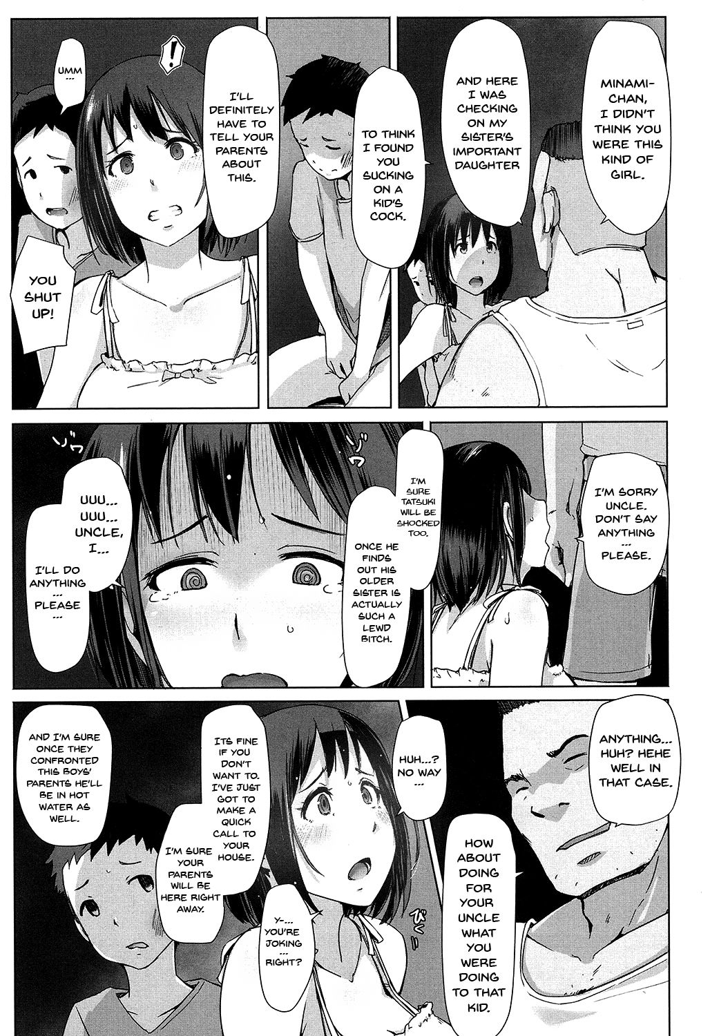 Oji-san ni Sareta Natsuyasumi no Koto | Even If It's Your Uncle's House, Of Course You'd Get Fucked Wearing Those Clothes page 9 full
