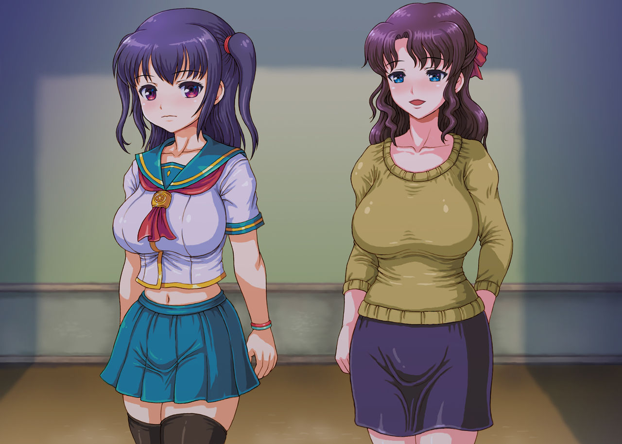 Hankouteki na Kyonyuu Musume to Bakunyuu Haha o Shitsuke Oyakodon o Tanoshimu Chuunen Yarou page 4 full