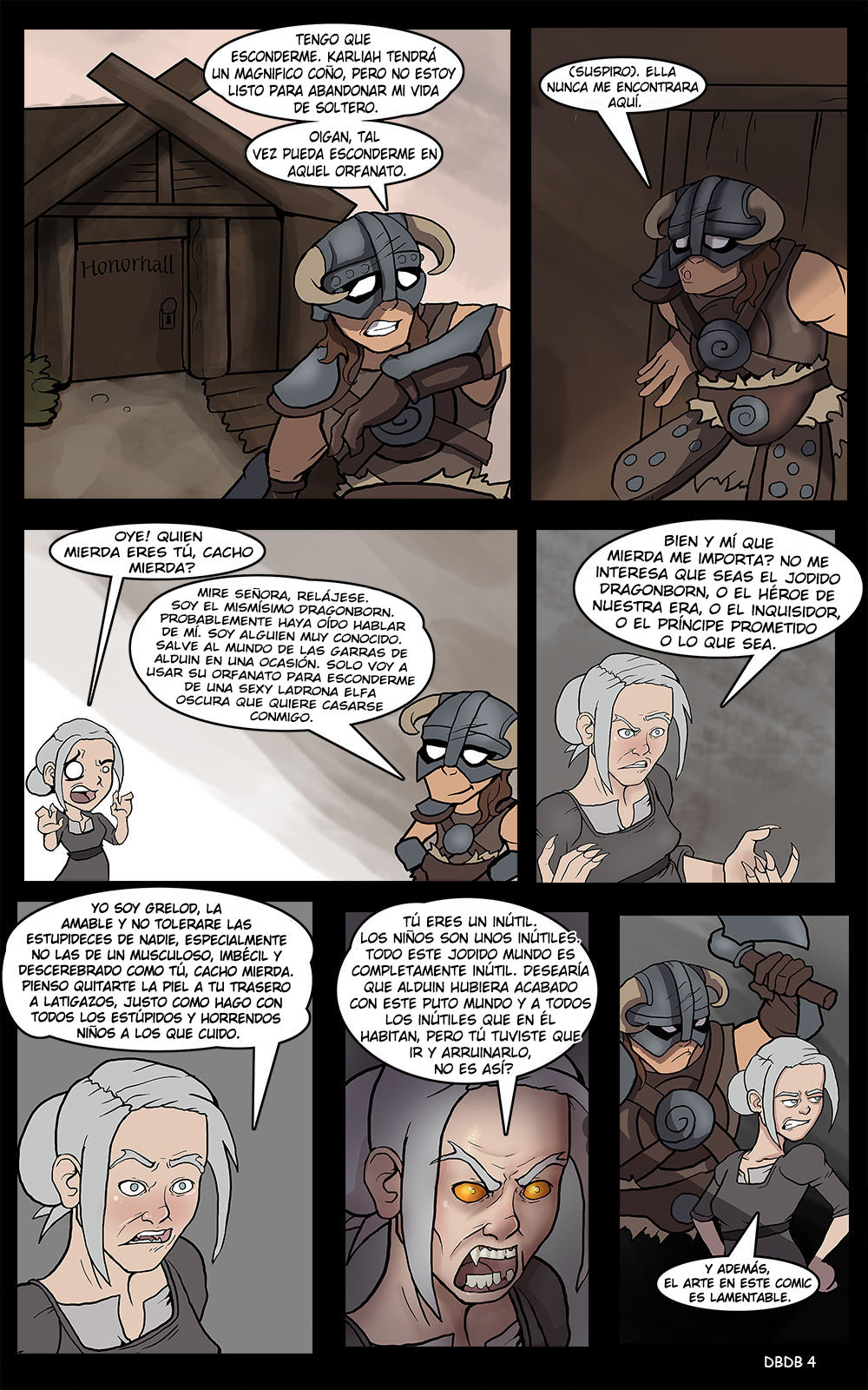 Dragonborn &amp; la Hermandad Oscura page 5 full
