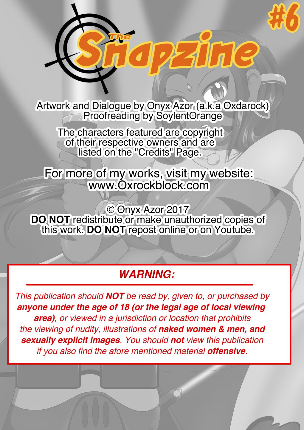 The Snapzine #6 page 2 full