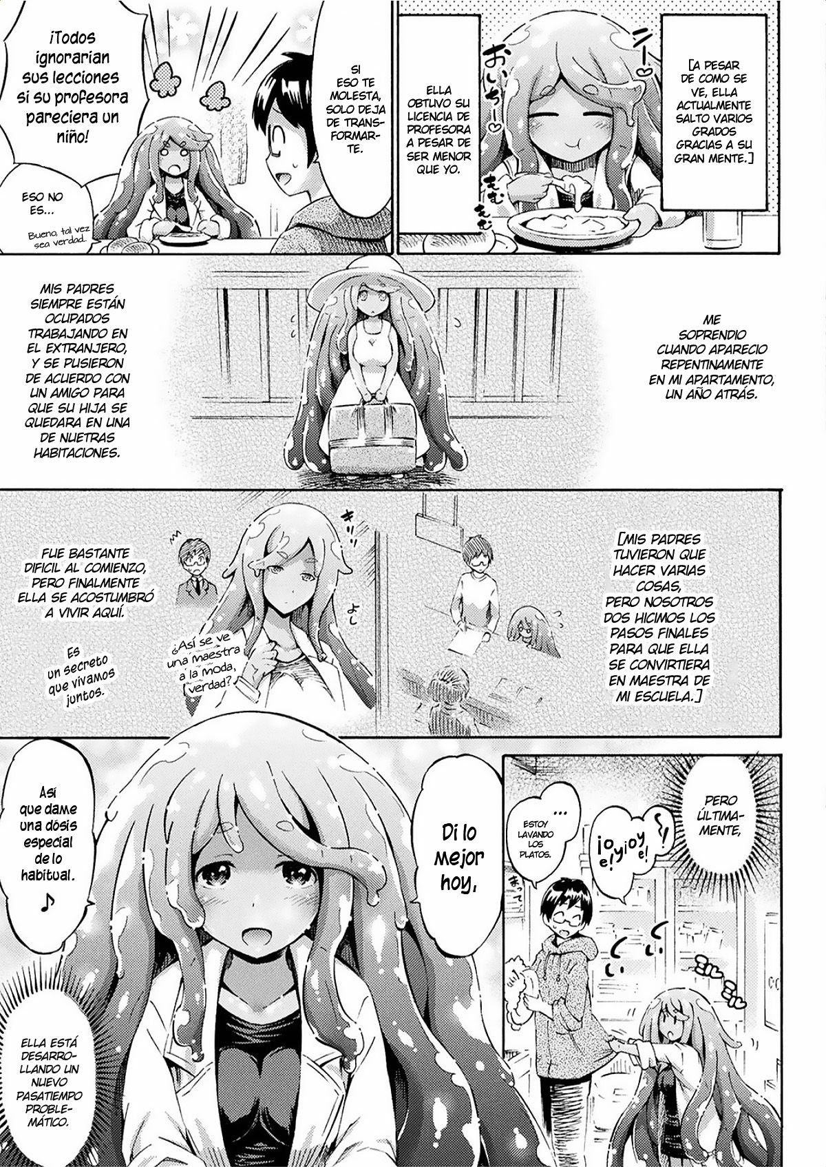 Gimai Sensei Slime Momo-chan | Stepsister Teacher Slimy Momo page 3 full
