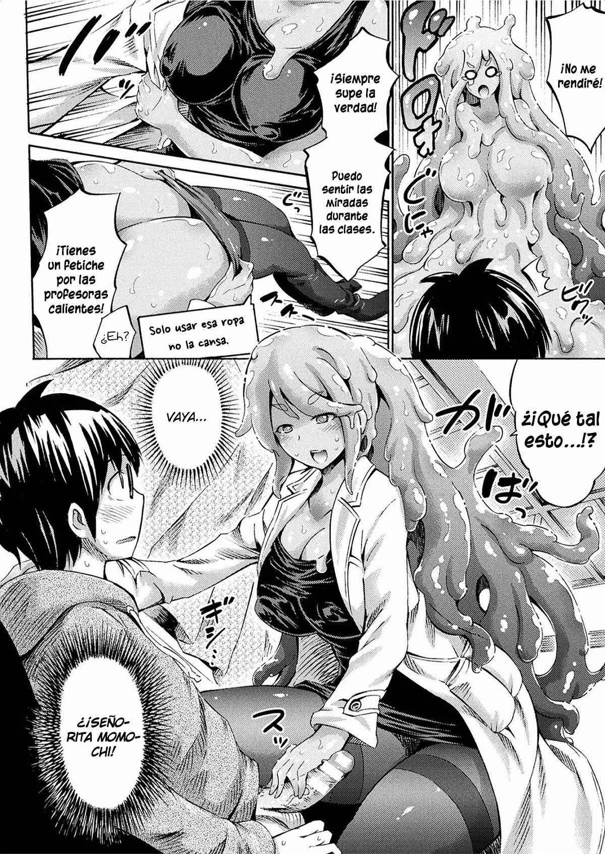 Gimai Sensei Slime Momo-chan | Stepsister Teacher Slimy Momo page 6 full