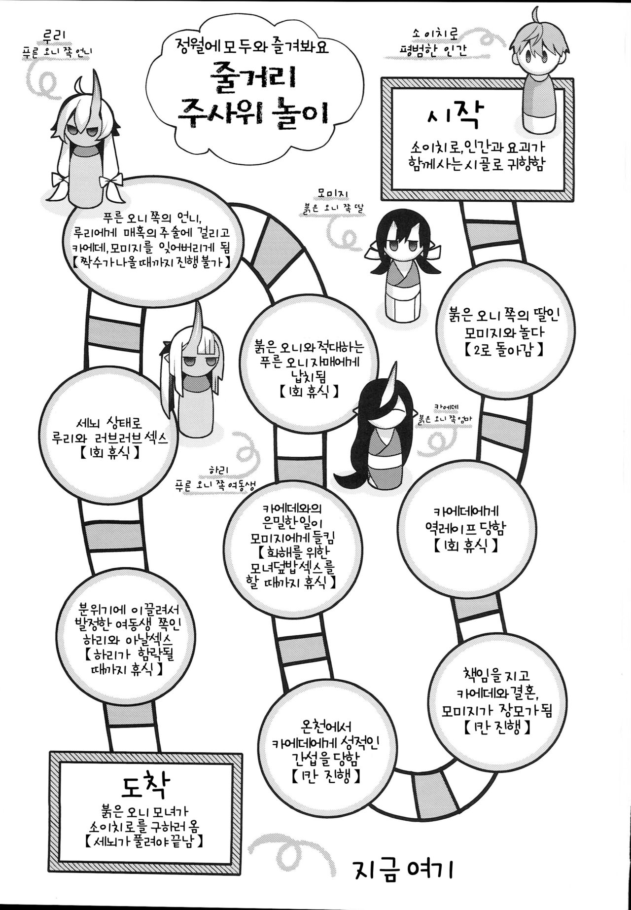 Oni no Oyako wa Hito no Osu to Kozukuri ga Shitai ~Dakkan Hen~ | 오니 모녀는 인간 수컷과 아이 만들기가 하고 싶어 ~탈간 편~ page 3 full