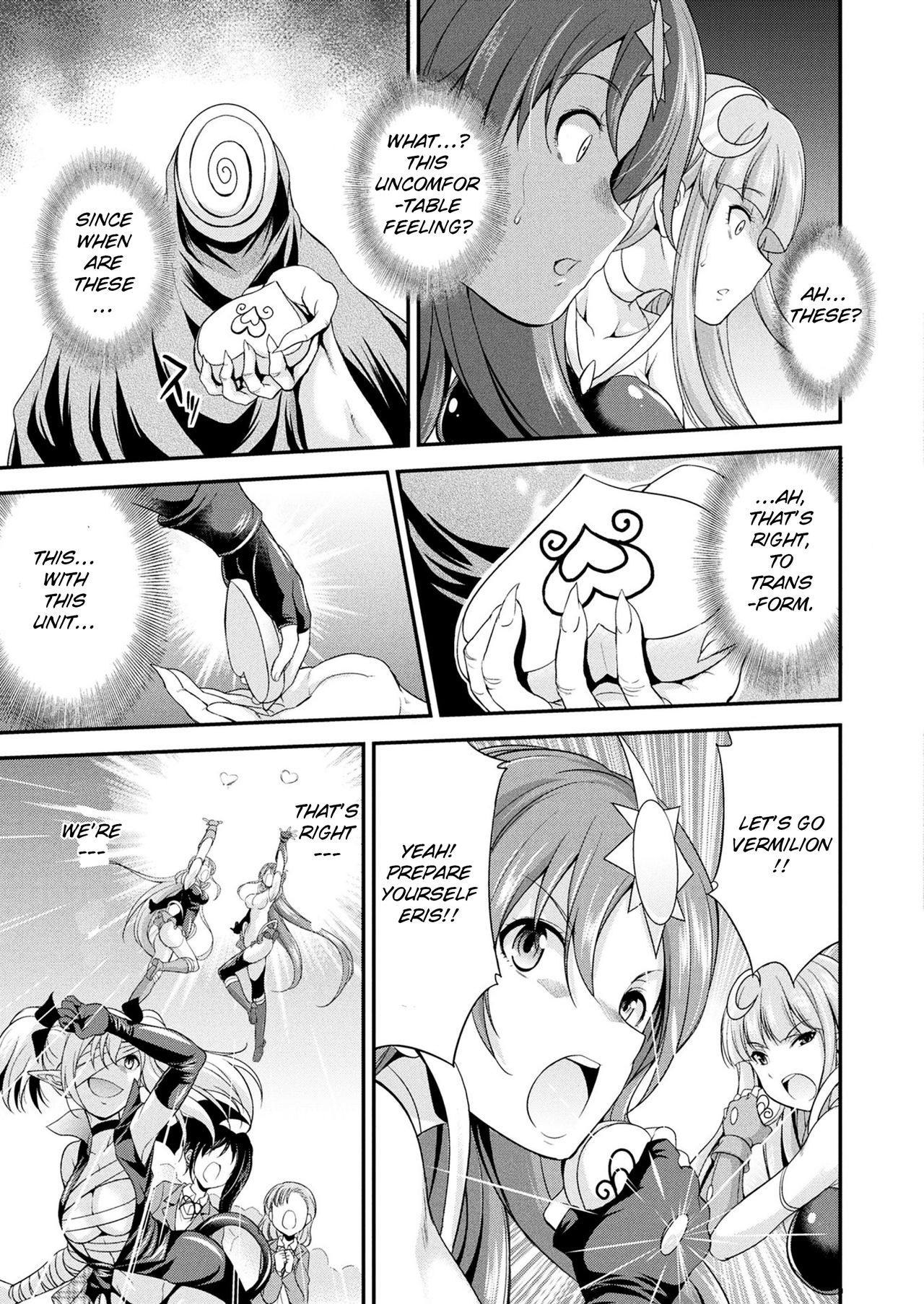 Tenkou Seiki Vermillion Sai Henshin | Heaven's Glittering Saint Princess Vermilion - Sponsored Transformation page 5 full