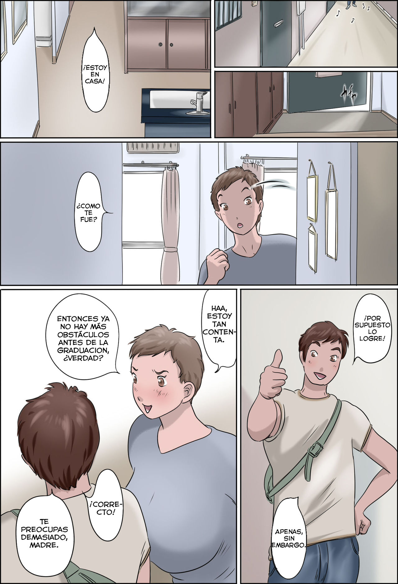 Haha wa Odoru 2 -Hiru no Haha Yoru no Mask- | Madre Bailando 2 -Madre de Dia, Enmascarada de Noche- page 9 full