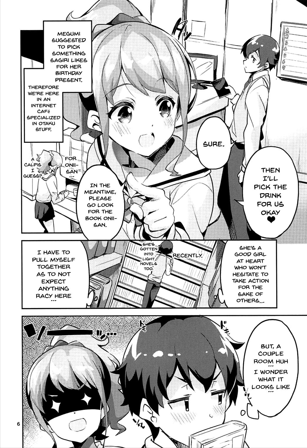 Jinno Megumi to NeCafe no Couple Seat de Ichaicha suru Hon | Making Out With Jinno Megumi On A Couple Seat Of The NeCafe page 5 full