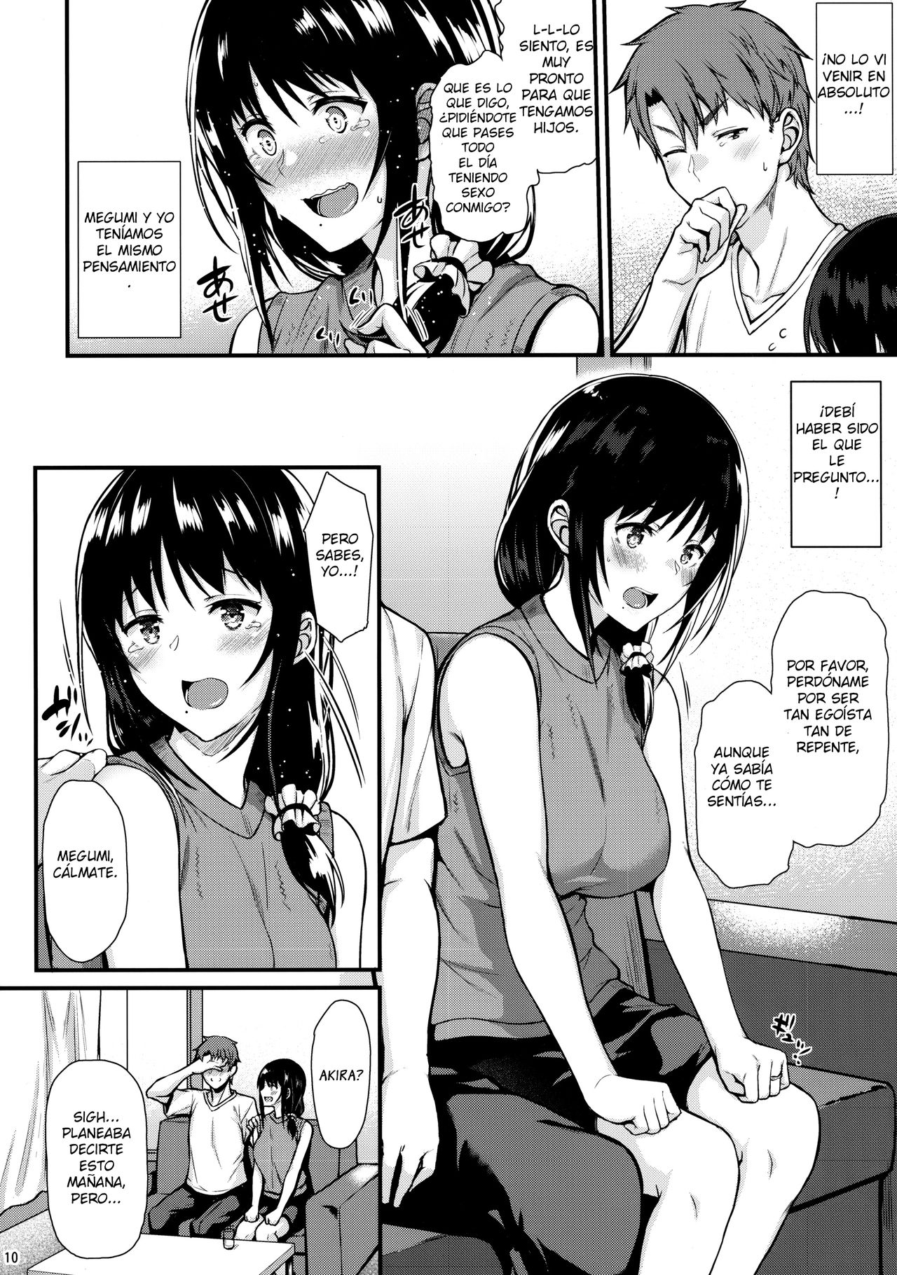 Megumi-san to Kozukuri Ecchi |  Haciendo un Bebe con Megumi page 9 full