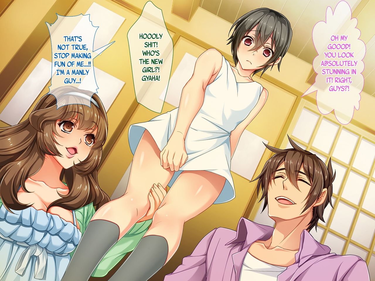 Mesugao Bishounen ga YariCir de Yuumei na TenniCir ni Haittara ~E...? Ore ga Yarareru no ka yo!?~ | I Have a Girly Face, but If I Join This Tennis Club Where Everyone Gets Laid... Wait, I'm the Bottom?!  maipantsu + B.E.C. Sc page 8 full