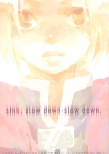 sink, slow down-slow down. cover