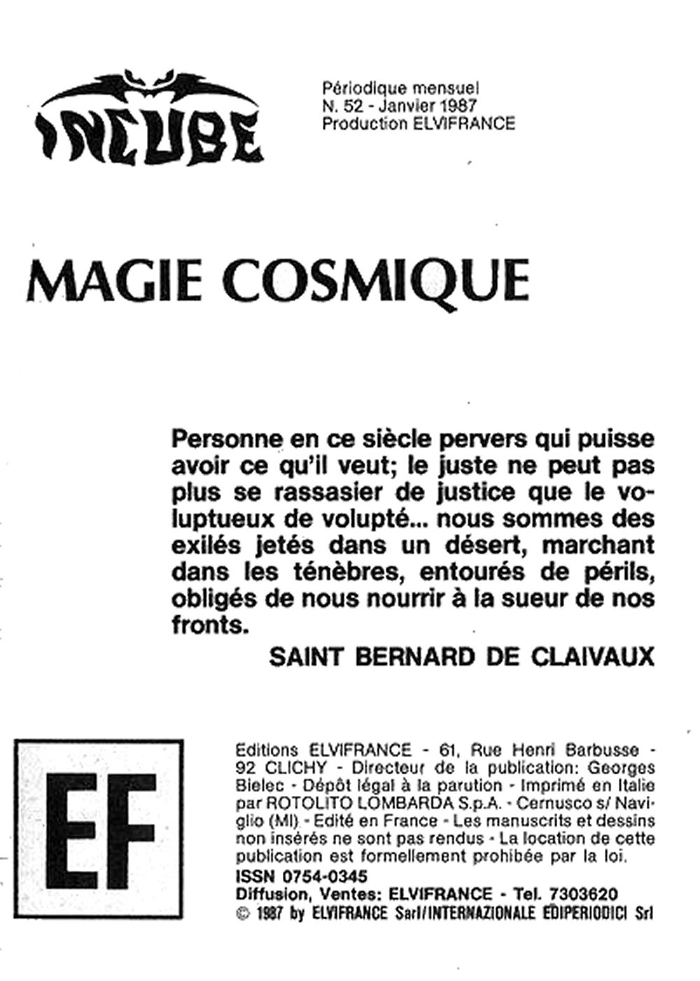Elvifrance - Incube - 52 - Magie Cosmique page 2 full