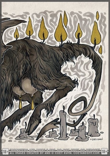 Monsters &amp; More: An 18+ Sketchbook by Coey Kuhn VOLUME 3 page 6 full