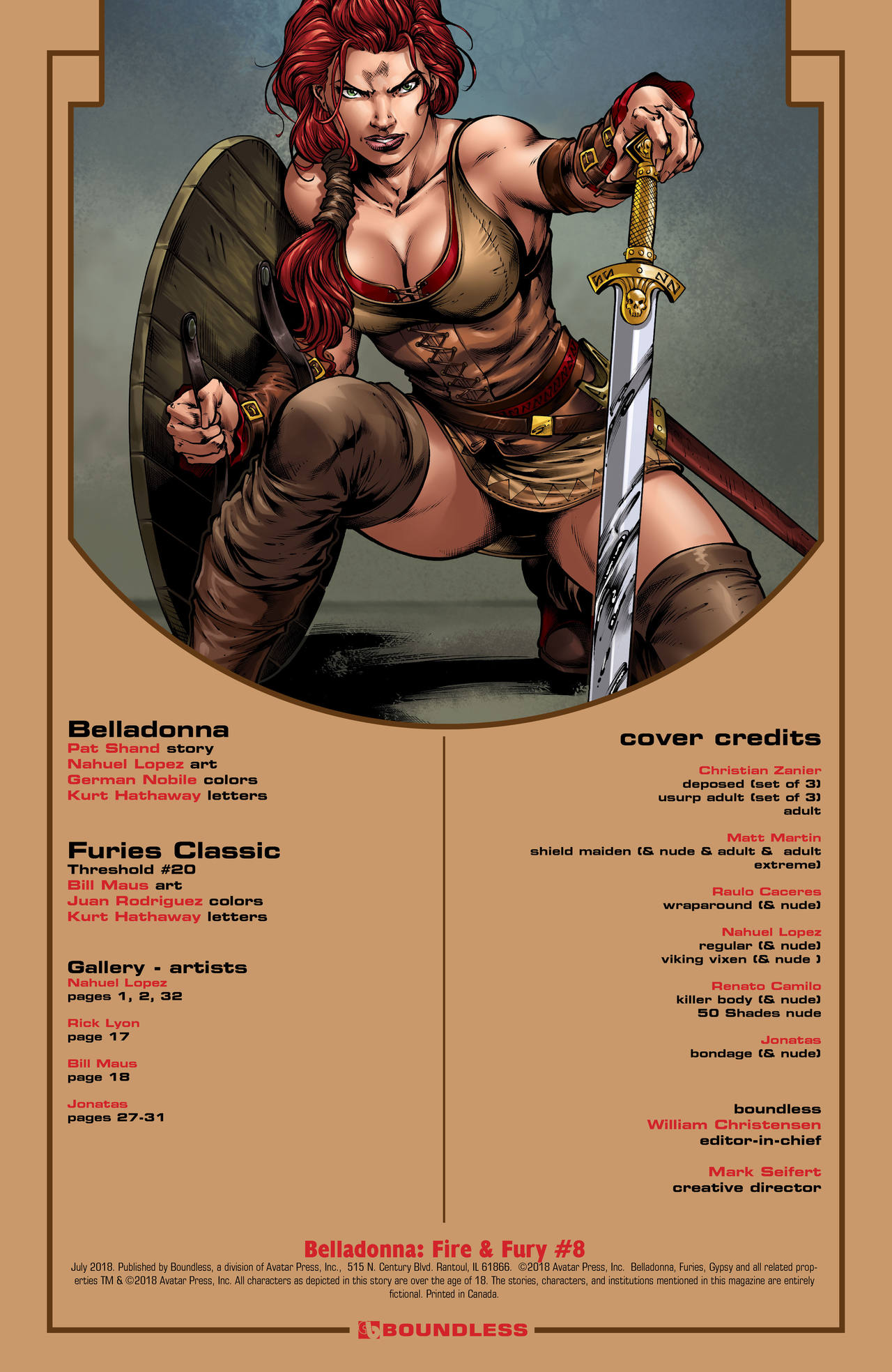 Belladonna: Fire and Fury #8 page 2 full