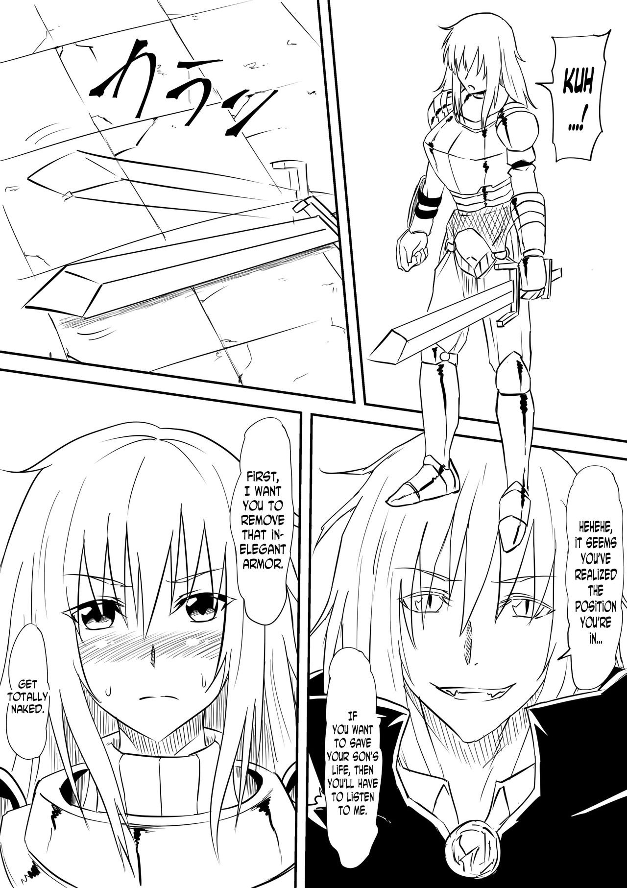 Onna Kishi no Okaa-san ga Kyouseiteki ni Kyuuketsuki-ka Saserarete Otosareru Hanashi page 6 full