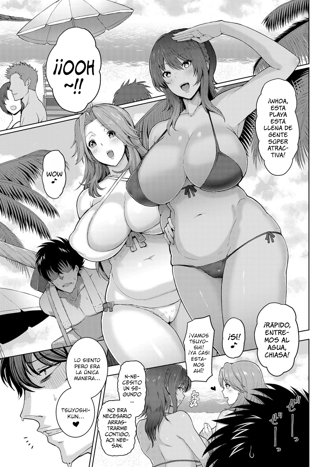 Toshiue Zukushi Jukushita Sanshimai  | Las tres hermanas mayores y maduras de al lado  Cap.1-2 page 1 full
