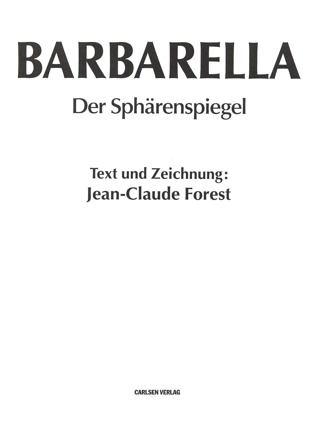 BARBARELLA - Band 4: Der Sphärenspiegel page 2 full