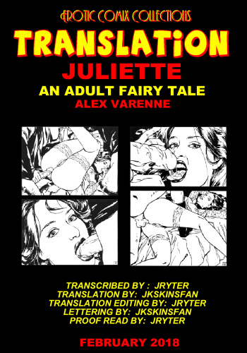 JULIETTE, AN ADULT FAIRY TALE - BY ALEX VERENNE - A JKSKINSFAN TRANSLATION cover