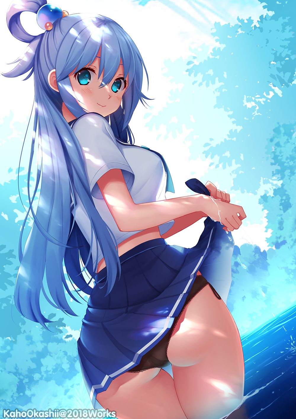 Girls Wringing Out Wet Clothes page 3 full