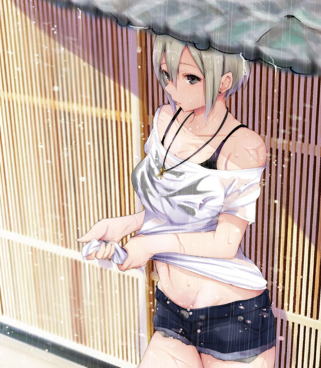 Girls Wringing Out Wet Clothes page 6 full