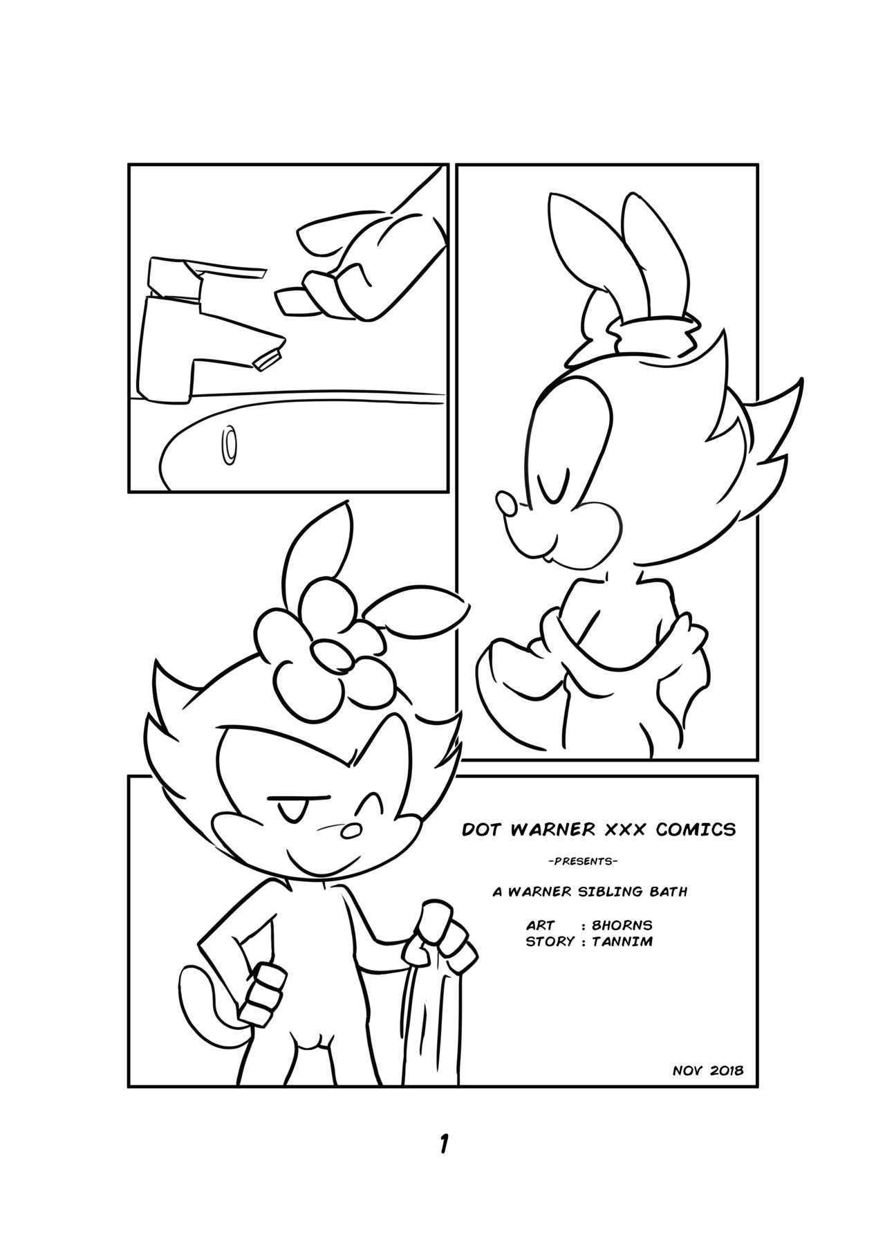 Dot Warner's XXX Comics 3 page 2 full