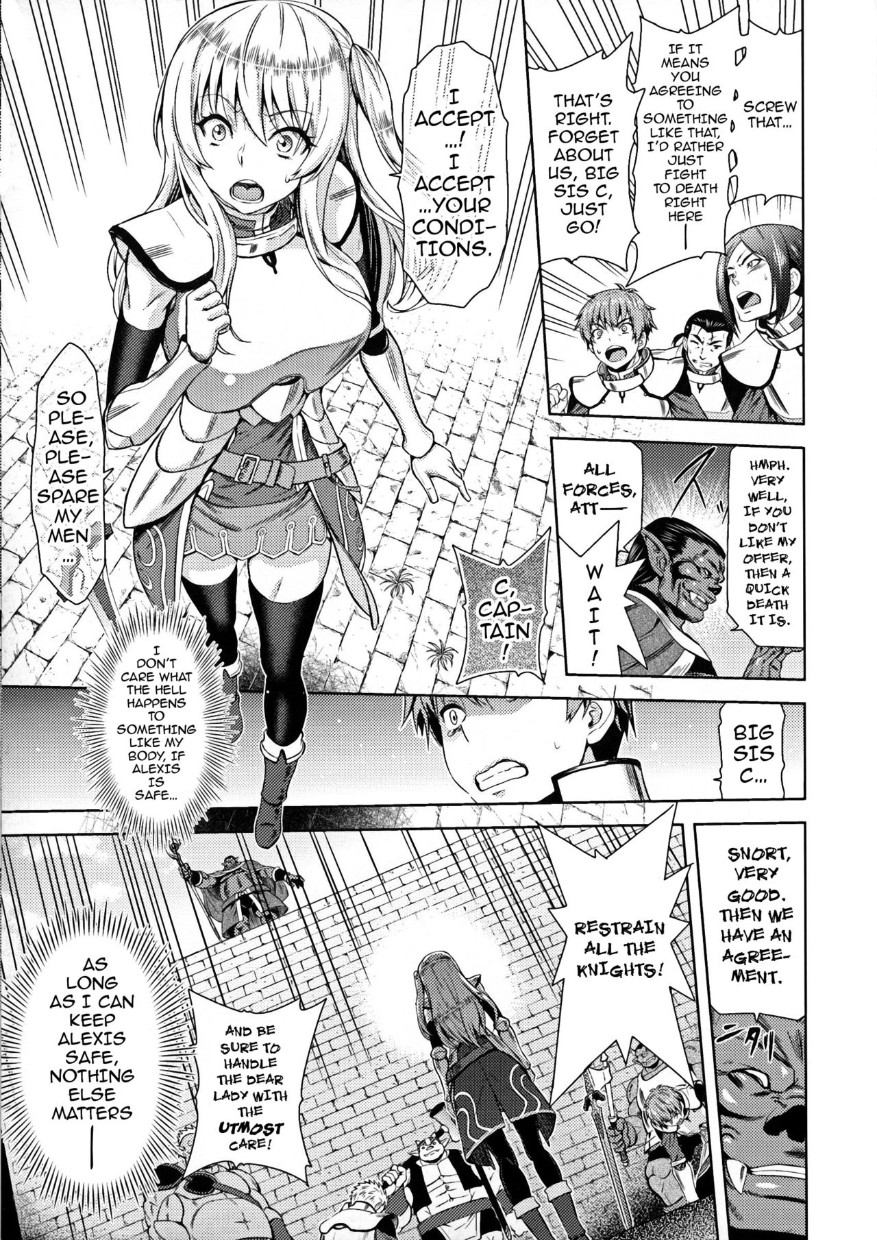 Erona ~Orc no Inmon ni Okasareta Onna Kishi no Matsuro~ | Erona ~The Fall of a Beautiful Knight Cursed with the Lewd Mark of an Orc~ page 10 full