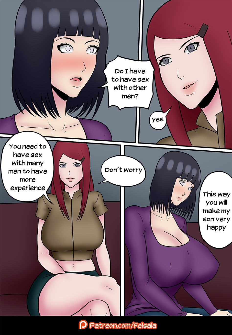 Kushina helps Hinata page 2 full