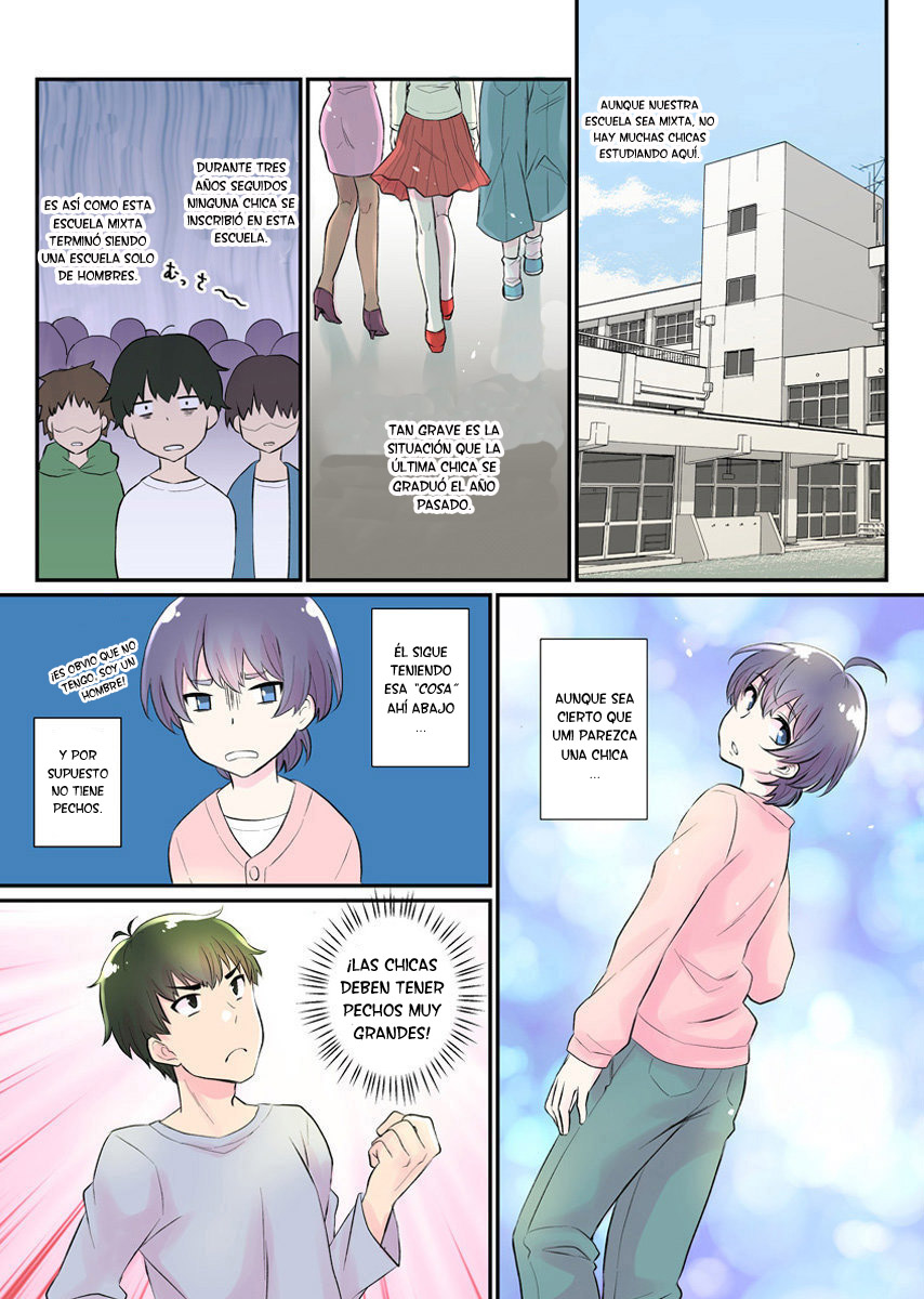 Nyotaika Harem Gakuen ~Uso desho Boku no Naka ni Shinyuu no Are ga Haitteru !~ 1 page 7 full