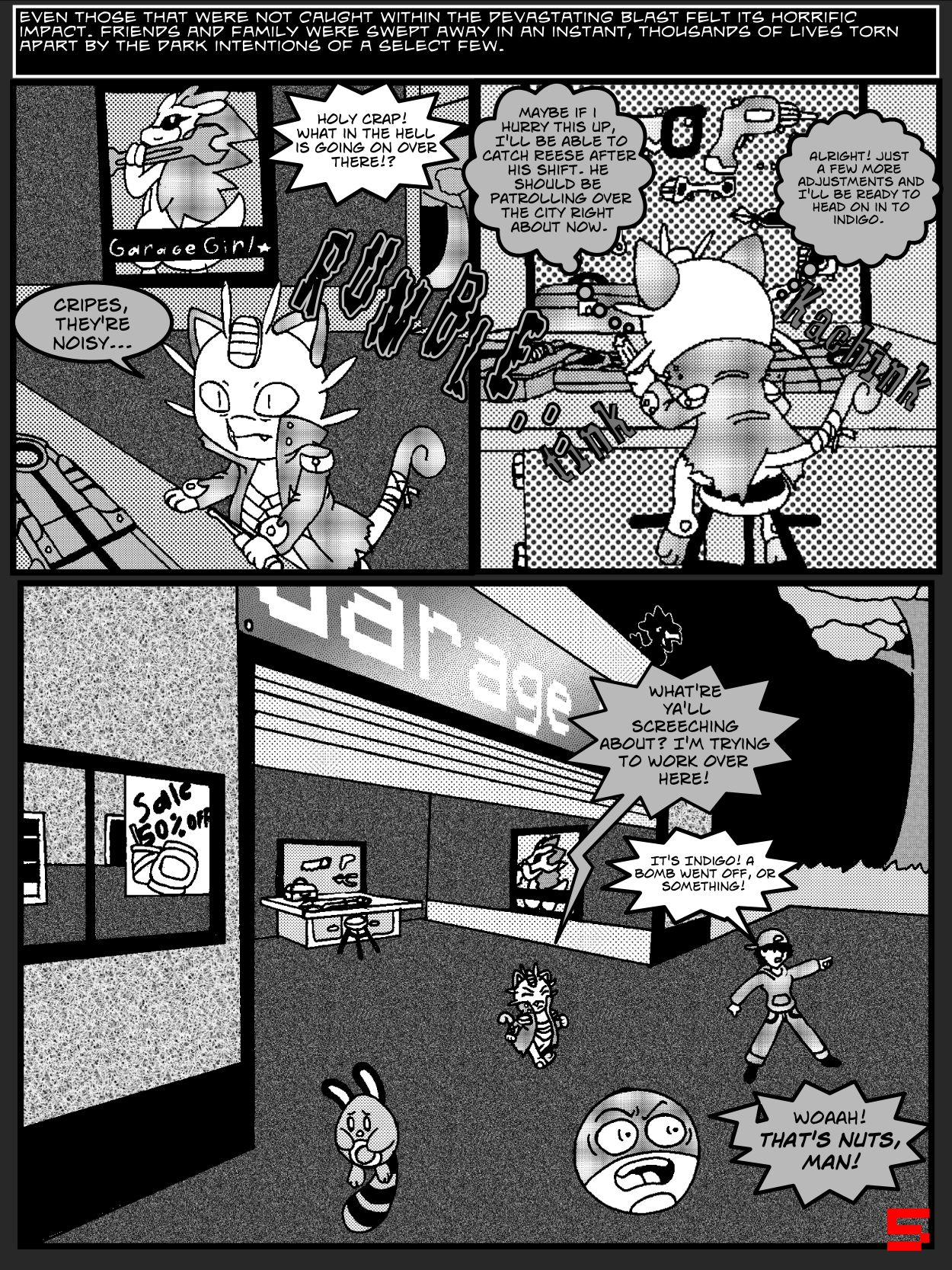 Pocket Monsters - Garden of Eden #9 - Counter Attack page 5 full