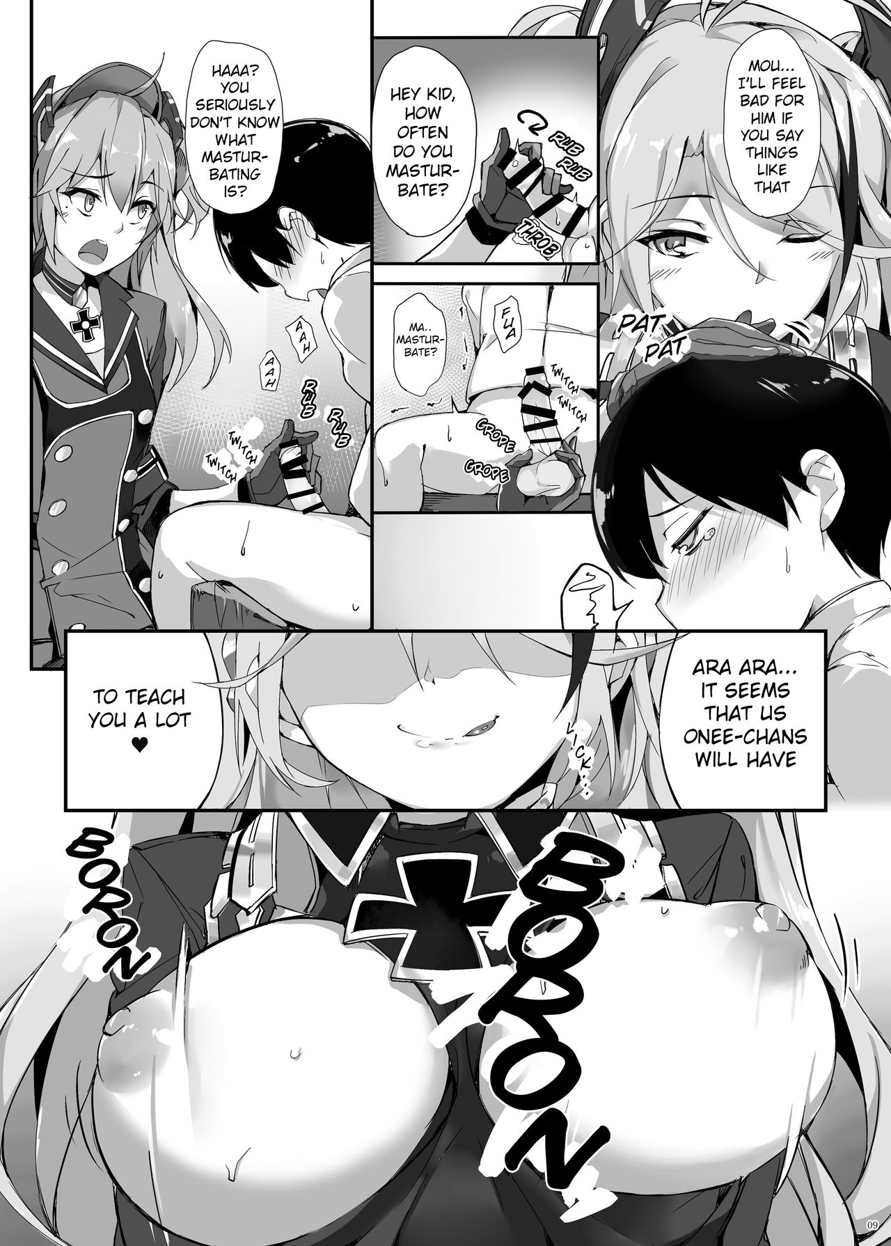 Hipper Shimai no Shota Sakusei Jinmon page 9 full