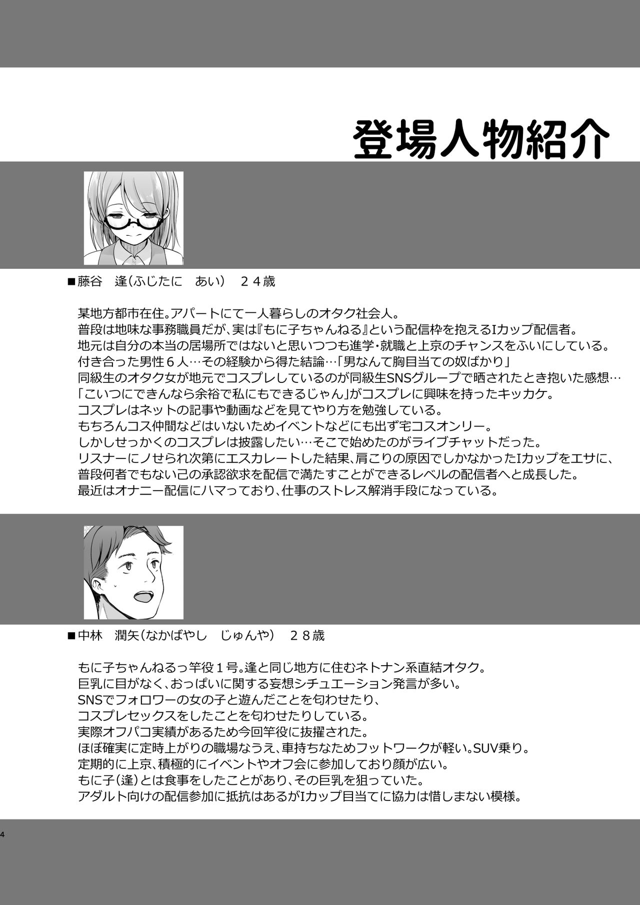 I-Cup Uraaka Shirouto Haishinsha Cosplay Namahame ~Pro ja Nukenainda yo naa...~ page 4 full