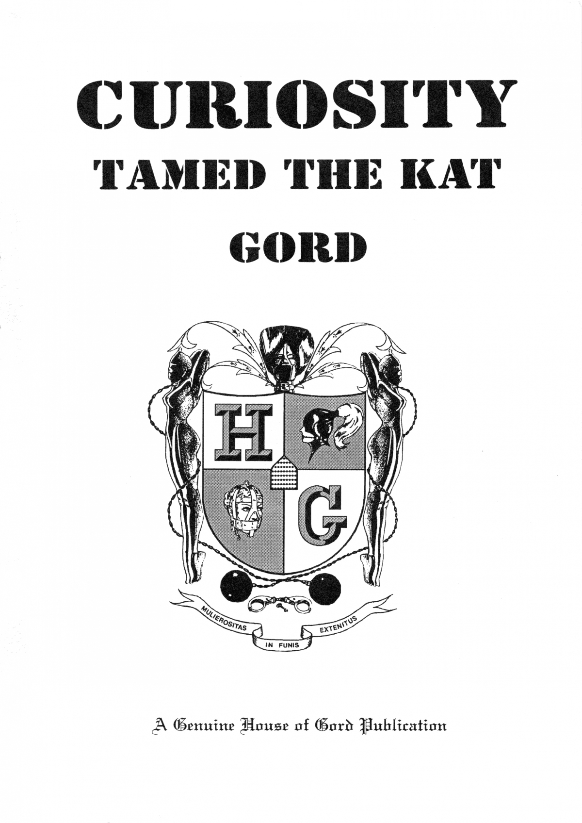 House of Gord BD-003 - Curiosity Tamed the Kat page 2 full