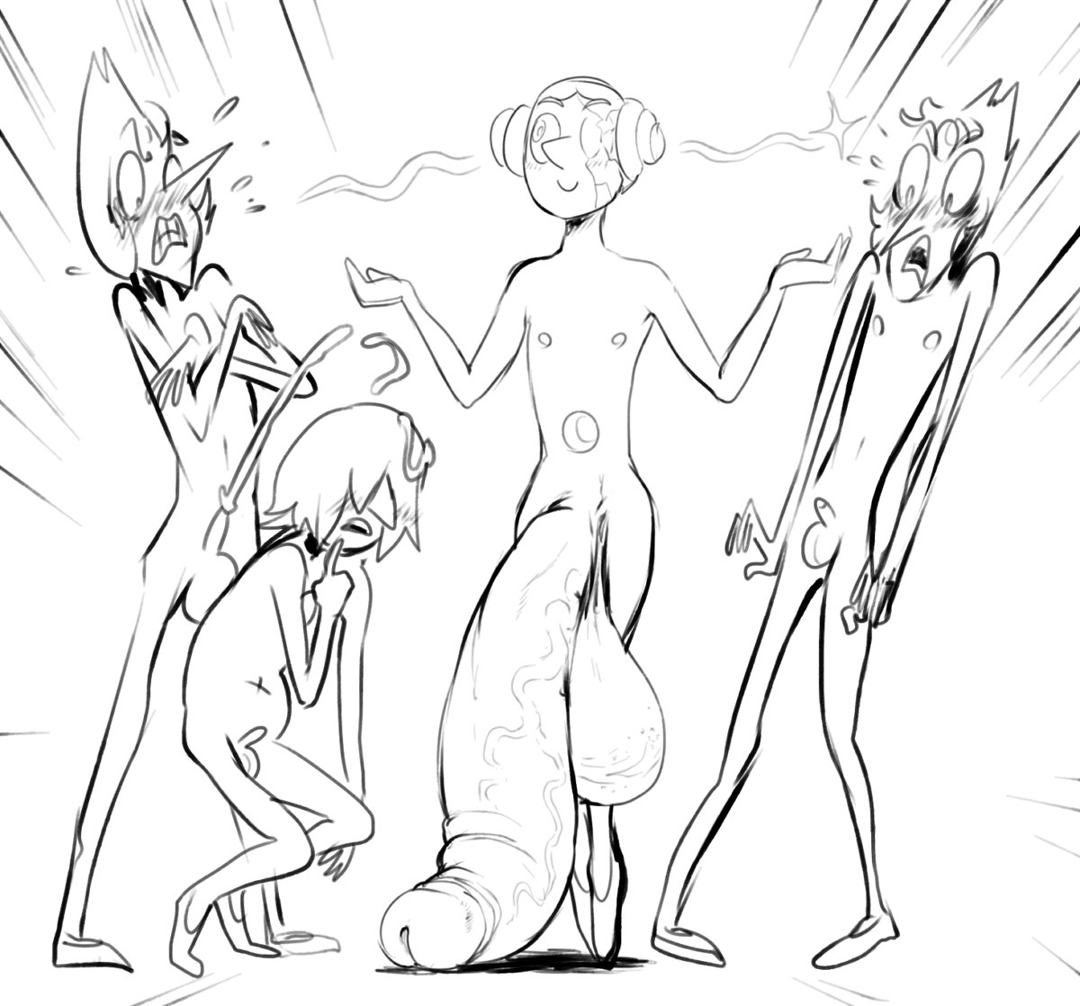 - Steven Universe -Pearls's dick-measuring contest. page 4 full