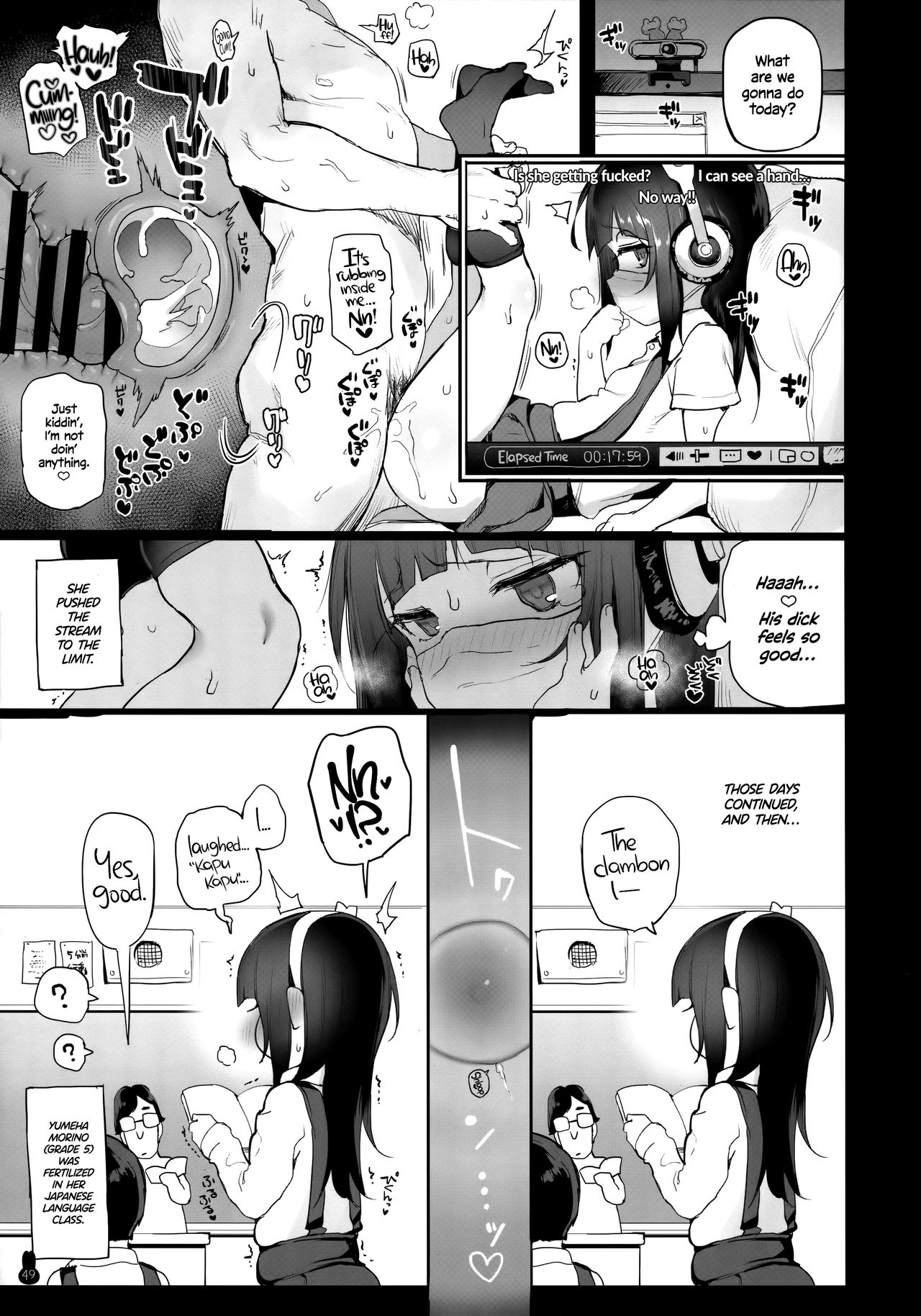 Joshi Shougakusei Rankou Bote Ecchi | Pudgy Elementary Schooler in an Orgy   =TLL + mrwayne= page 5 full