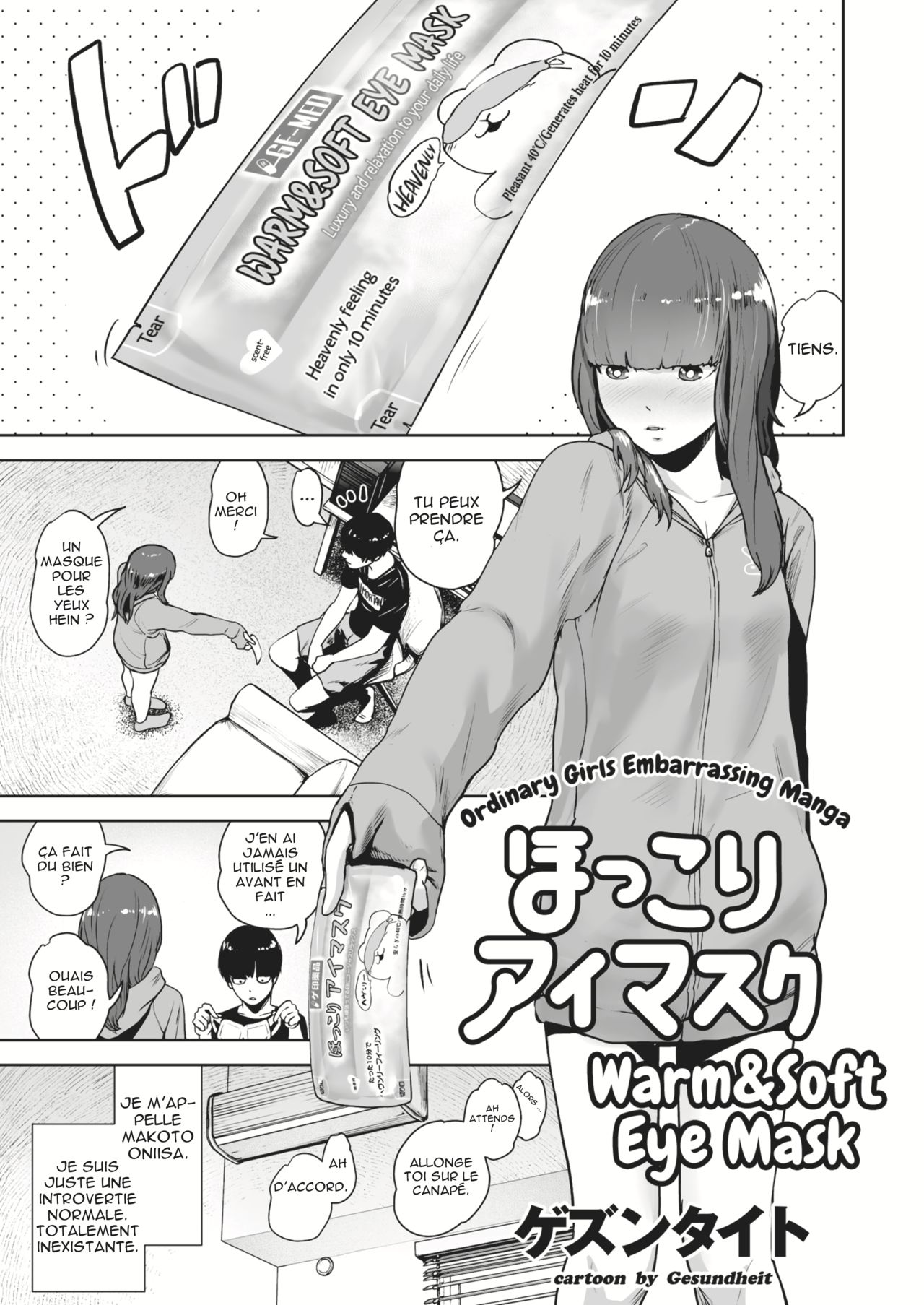 Hokkori Eye Mask | Warm&amp;Soft Eye Mask page 1 full