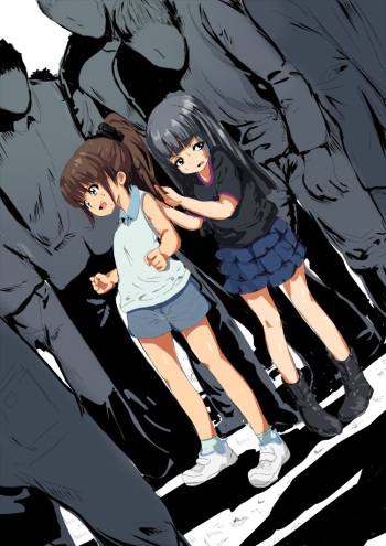 Kowai Hito-tachi ni Kakomarechatta……Doushiyou cover