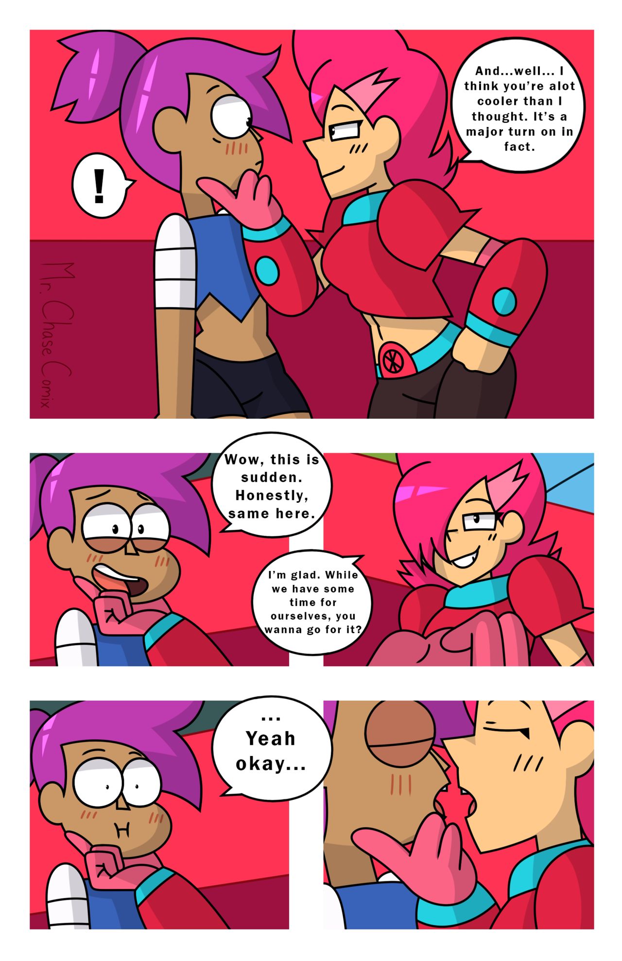Red Hot Action page 8 full