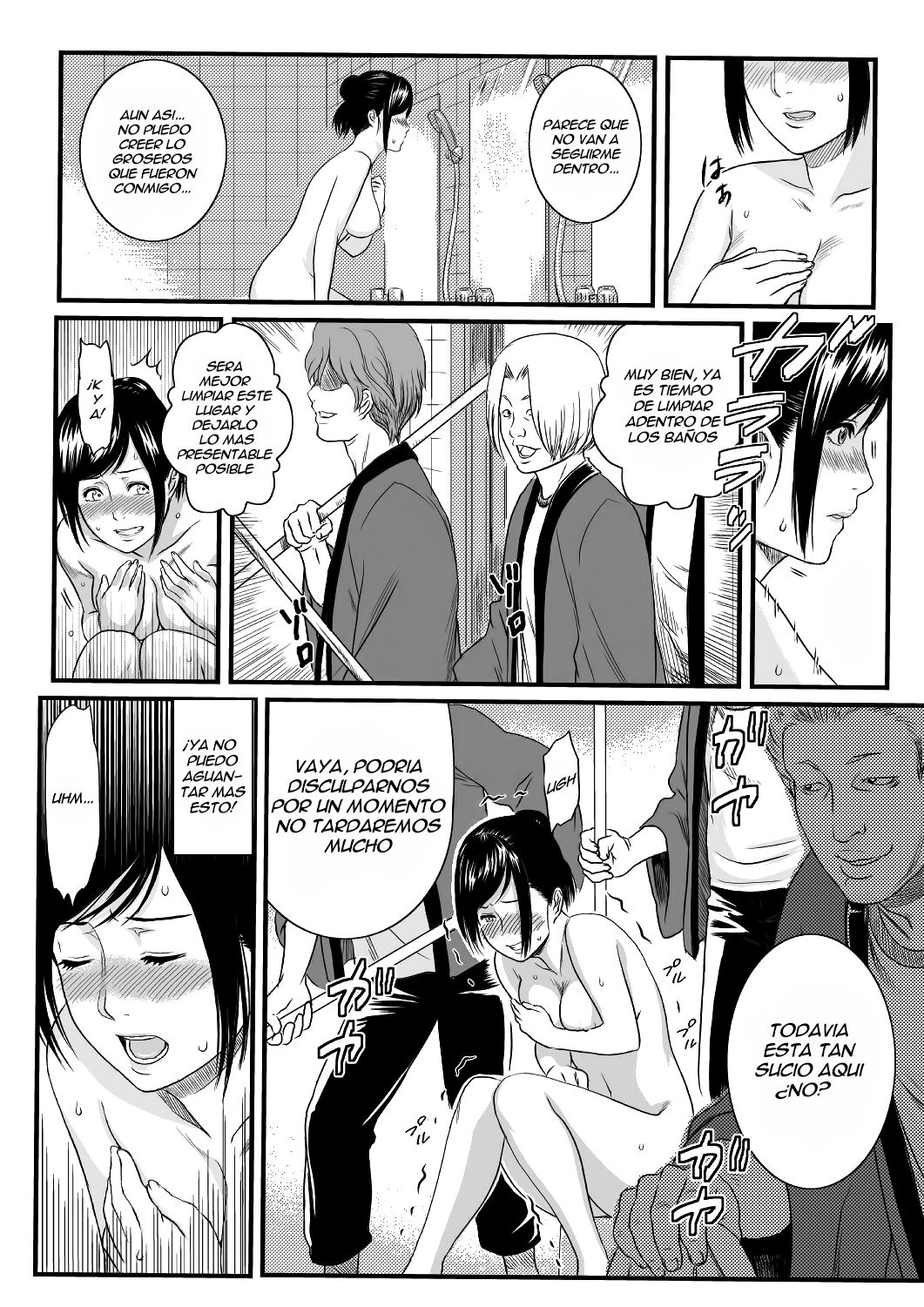 Onnayu ni Rannyuu Sareta Tsuma | Una Esposa Atrapada en el Baño page 10 full