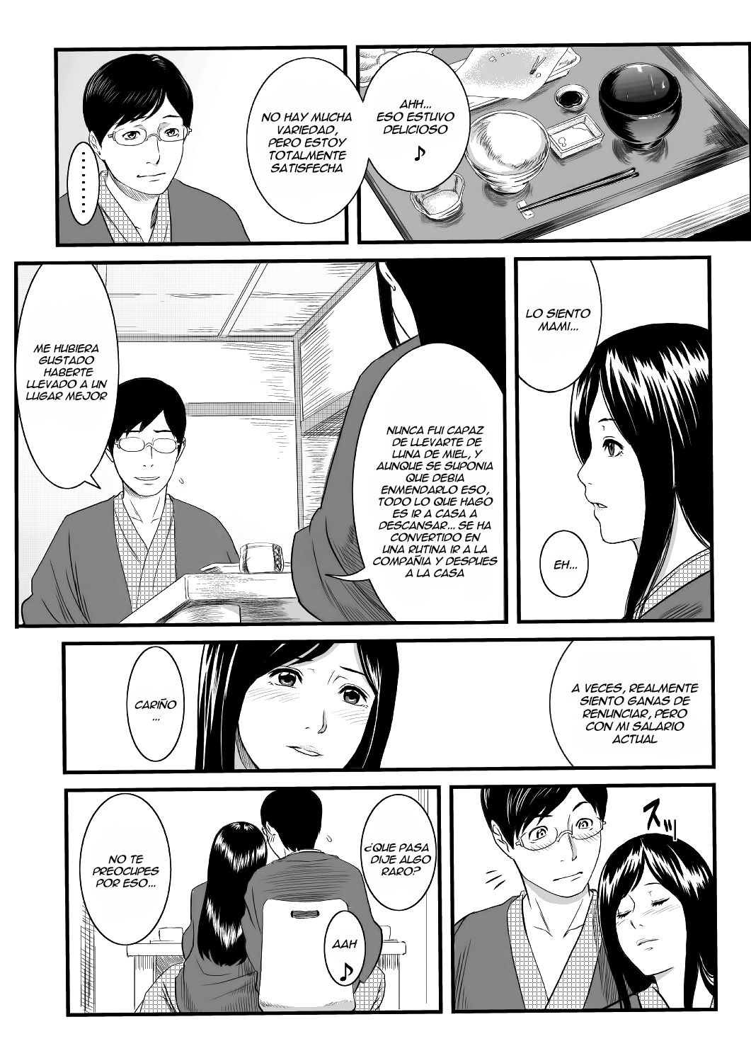 Onnayu ni Rannyuu Sareta Tsuma | Una Esposa Atrapada en el Baño page 3 full
