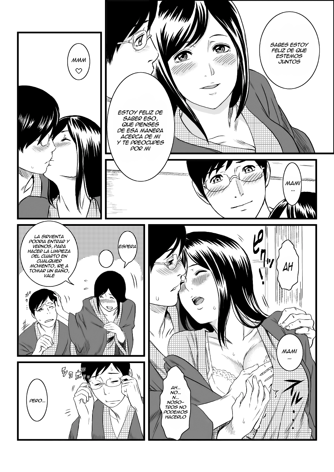 Onnayu ni Rannyuu Sareta Tsuma | Una Esposa Atrapada en el Baño page 4 full