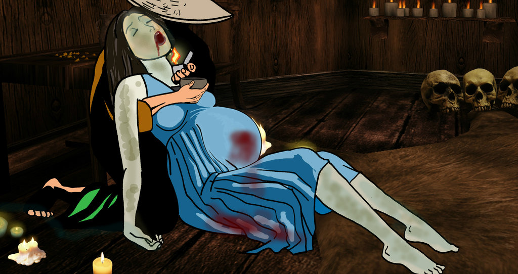 尸油: Dead and Beautiful Pregnant Women part 4 page 9 full