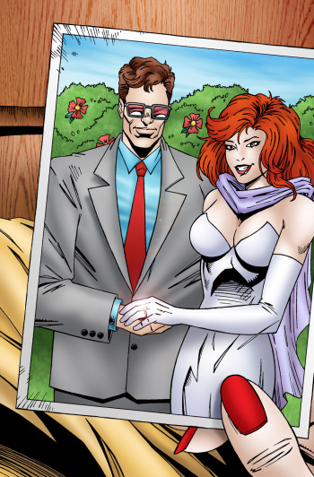 Jean Grey cheats on Scott Summers by fucking Logan Leandro Comics cover