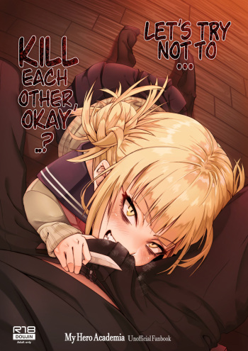 Let's try not to kill each other, okay..? cover