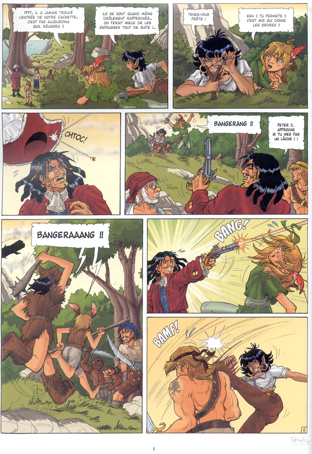 Dread Mac Farlane #1: La carte d'Estrechez page 8 full