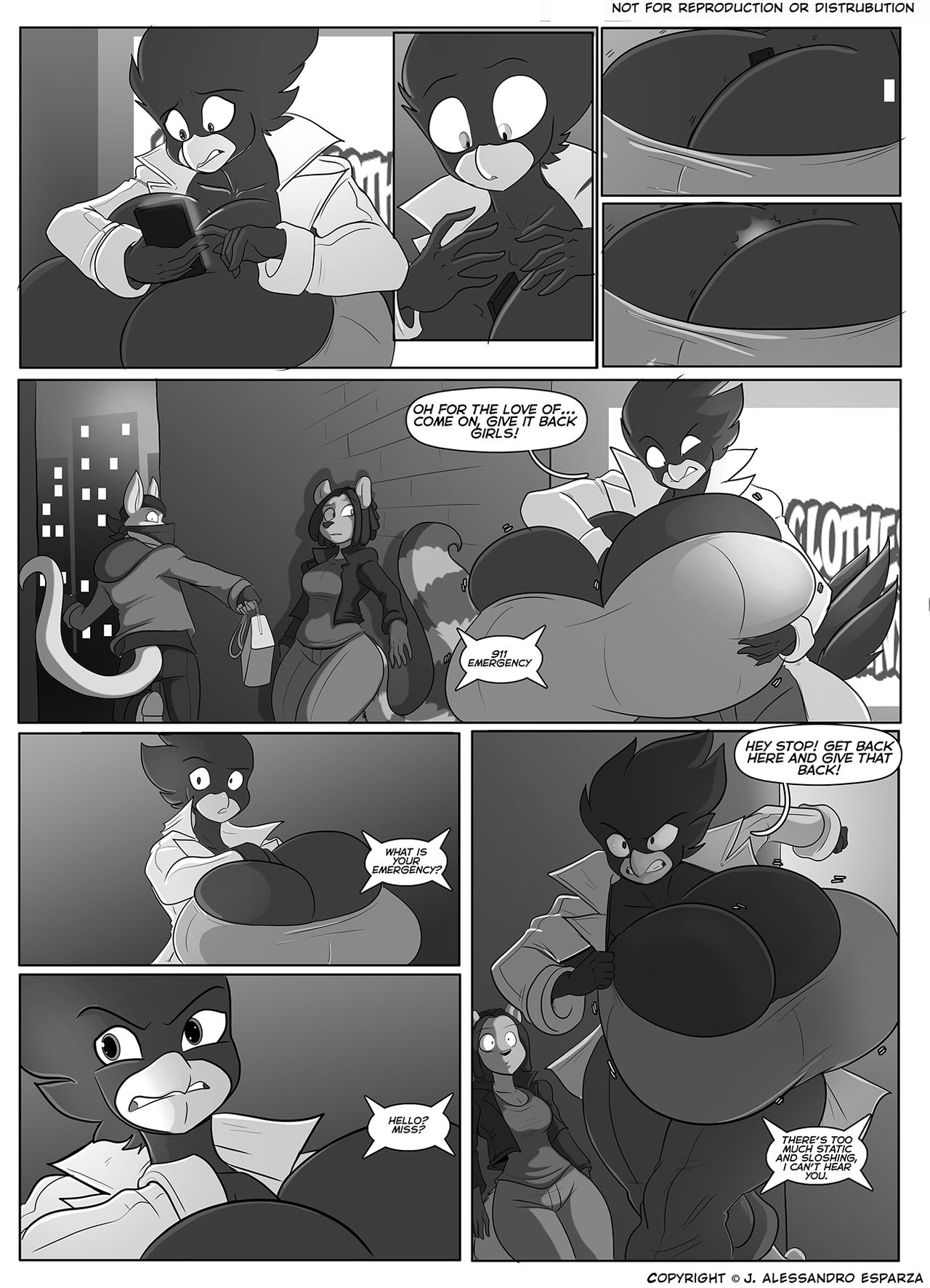 BustyBird Comic #1 page 4 full