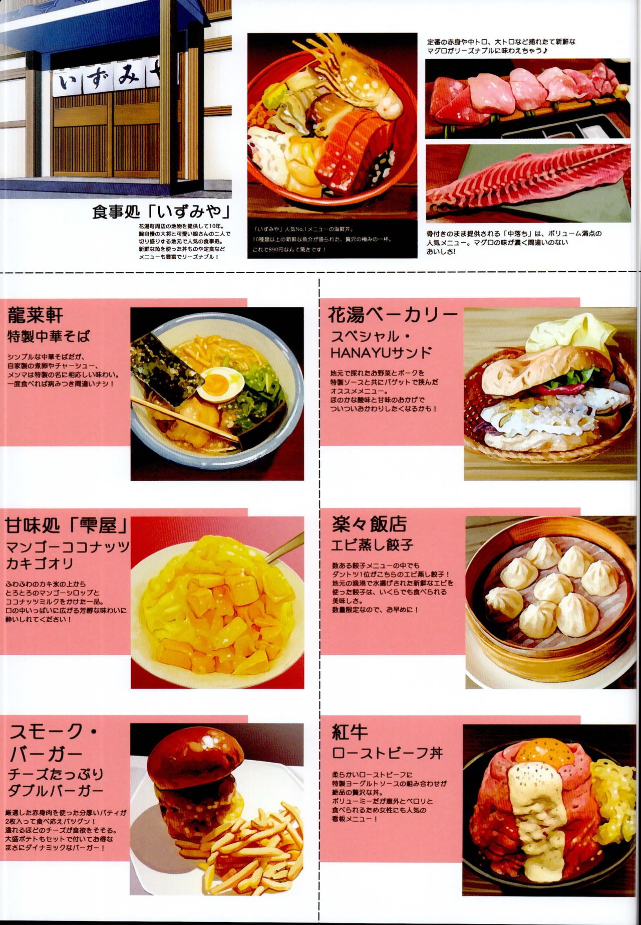 Hanayu Machi Petit Guide Book page 5 full