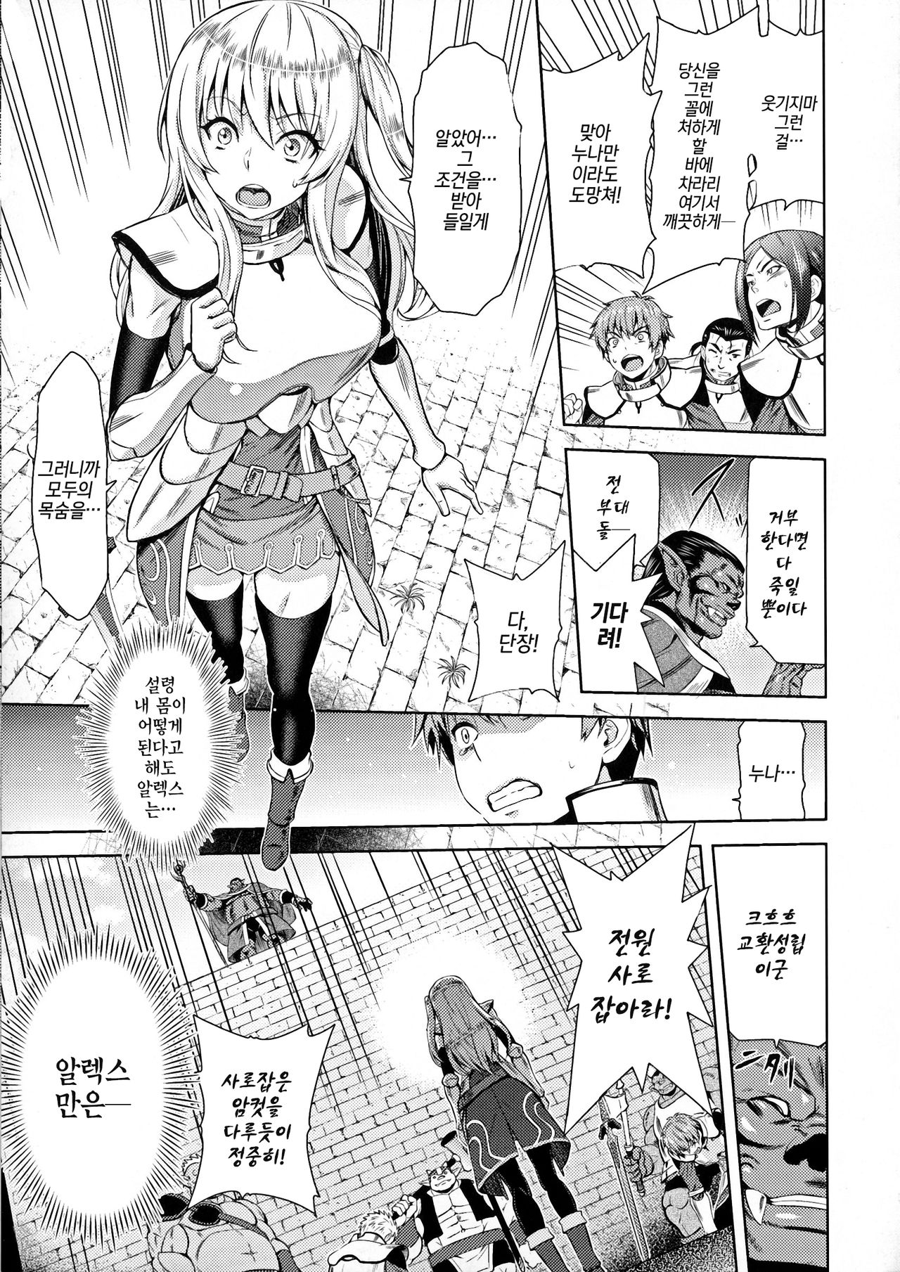 Erona ~Orc no Inmon ni Okasareta Onna Kishi no Matsuro~ | 에로나 오크의 음문에 침식당한 여기사의 결말 Ch. 1-5 page 10 full